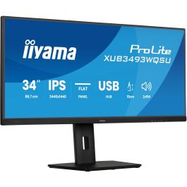 iiyama XUB3493WQSU-B6 Monitor 34" UWQHD IPS 3440x1440 120Hz 1ms para Gaming y Profesional Precio: 407.99038577. SKU: B1JTD3FKSY
