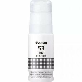 Canon GI-53Bk Botella de Tinta Negra 60 ml ChromaLife100 para PIXMA G650 G550