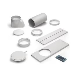 De'Longhi PAC EX105 A+++ Climatizador Móvil Monobloc, 10000 BTU/h, Función Enfriamiento, Deshumidificador y Ventilador, 56 l/h, Blanco