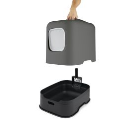 Rotho Mypet Biala Eco Cat Toilet Antracita, Plástico Reciclado, Filtro Carbón, Puerta Magnética Precio: 30.68999956. SKU: B1C269GNGG