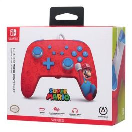 Power A NSGP0001-01 Mando con Cable Mejorado para Nintendo Switch - Diseño WOO-HOO! Mario Power A NSGP0001-01 Mando con Cable Mejorado para Nintendo Switch - Diseño WOO-HOO! Mario