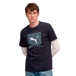 Camiseta de Manga Corta Hombre Puma Graphic Box Azul marino 15-16 Años Precio: 24.8413. SKU: B1CVNV9ZQC