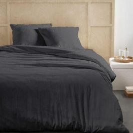 Today 123323 Juego de Cama 2 personas, Funda Nórdica Gasa Algodón y Algodón 240x220cm con 2 Fundas Almohada 63x63cm, Liso Carbón Precio: 45.69000051. SKU: B14KCLABMP
