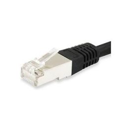 EQUIP 605692 Cable Patch Cat6A S/FTP LSZH de 3m Negro Doble RJ45
