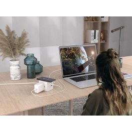 MicroConnect Power Cube with Wireless Charging, 3 Schuko outlets, 2 USB A ports, 1 USB-C port 1,5m cable White MicroConnect Power Cube with Wireless Charging, 3 Schuko outlets, 2 USB A ports, 1 USB-C port 1,5m cable White