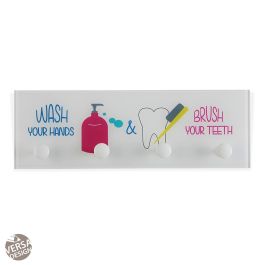 Perchero Wash & Brush Blanco Versa 3X12CM Perchero Wash & Brush Blanco Versa 3X12CM