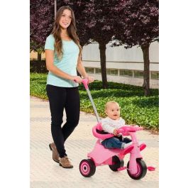 Molto Triciclo Urban Trike City Evolutivo 5 en 1 Rosa 89 cm para Bebés desde 10 Meses, Estructura de Metal y Plástico