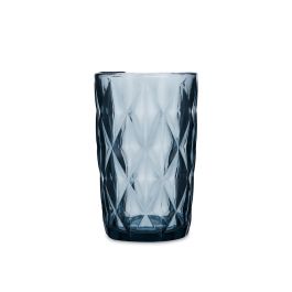 Quid Vaso Alto Maia de Vidrio 40 cL Azul (24 Unidades) con Relieve | Apto Lavavajillas Precio: 47.79000028. SKU: B17WGJEAGA