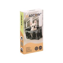 Mascow Transportín de Tela para Viaje de Mascota Gris 42 x 25.4 x 20.3 cm