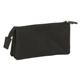 Safta Estuche Escolar Portatodo Triple con Tres Cremalleras Kappa Basics, Organizador de Material Escolar 120x220x30 mm Safta Estuche Escolar Portatodo Triple con Tres Cremalleras Kappa Basics, Organizador de Material Escolar 120x220x30 mm