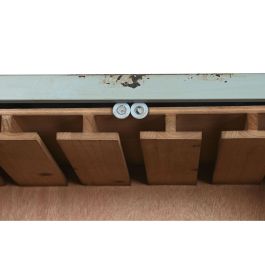 DKD Home Decor Botellero Vintage Estilo Contenedor Azul Celeste Metal y MDF 157.5x76.5x41 cm con 2 Cajones, 2 Puertas, 2 Estanterías DKD Home Decor Botellero Vintage Estilo Contenedor Azul Celeste Metal y MDF 157.5x76.5x41 cm con 2 Cajones, 2 Puertas, 2 Estanterías