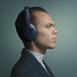 NGS ARTICAGREEDBLUE Auriculares Inalámbricos Bluetooth 5.1 con Micrófono Diadema Plegable Azules Hasta 12h Batería