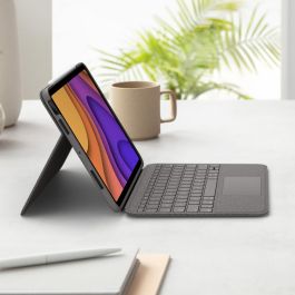 Logitech Slim Folio Teclado Bluetooth y Funda Protectora gris para Apple iPad Air de 10.9" (4ª Generación)
