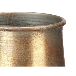 Jarron Relieve Conico Oro Envejecido Giftdecor 21X44CM (4 Unidades) Jarron Relieve Conico Oro Envejecido Giftdecor 21X44CM (4 Unidades)