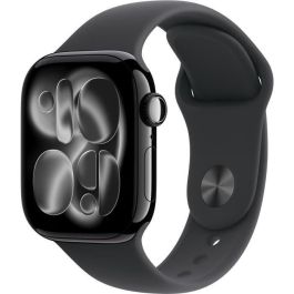 Apple MF854ZRA Watch Series 11 GPS + Cellular - 42 mm - Caja aluminio negro azabache - Correa deportiva negra M/L Precio: 642.50000056. SKU: B16FAVRYJD