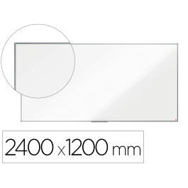 Pizarra blanca Nobo Premium Plus Melamina 2400x1200 mm Precio: 202.58999992. SKU: B13XNGY63Z