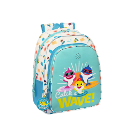 Mochila Escolar Baby Shark Surfing Azul Blanco 27 x 33 x 10 cm Precio: 14.58999971. SKU: B126L4BGL7