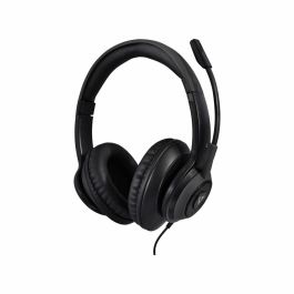 Auriculares con Micrófono V7 HC701 Negro Auriculares con Micrófono V7 HC701 Negro