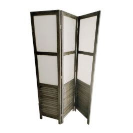 Versa Biombo de Madera Oscura con Ventanas Opacas, 6x170x40 cm, Algodón, Madera, Poliéster Precio: 76.7900001. SKU: B154KATJRY