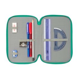 Plumier Escolar Safta Triple 37 Piezas Resistente Al Agua Real Betis 195x125x55 mm Plumier Escolar Safta Triple 37 Piezas Resistente Al Agua Real Betis 195x125x55 mm