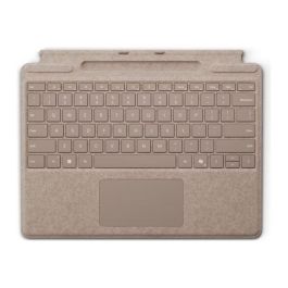 Microsoft Teclado Mecánico Surface Pro con Panel Táctil, Bandeja de Carga y Almacenamiento para Surface Slim Pen 2, QWERTY Español, Color Dune. Precio: 165.5000006. SKU: B12GSTSRP6