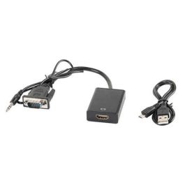 Adaptador HDMI a VGA Lanberg AD-0021-BK Precio: 16.50000044. SKU: S5604072