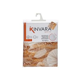 Kinvara Mantel Loneta Antimanchas Hojas Oro 180 x 140 cm (Set de 10)