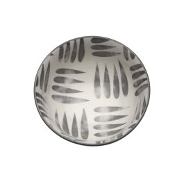 Bol de porcelana gris Versa 8.5 cm diámetro (4 Unidades)