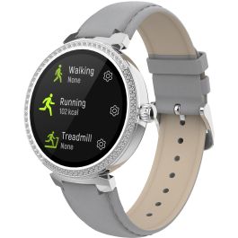 Denver Smartwatch SWC-342 Reloj Inteligente Pantalla Táctil Monitor de Frecuencia Cardíaca Plata Gris