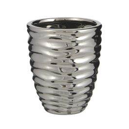 Mica Decorations Macetero de Cerámica Ø13.5x15.5cm Plata