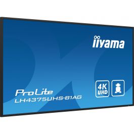IIYAMA LH4375UHS-B1AG Pantalla IPS LCD 43" (108cm) 4K Ultra HD, HDMI, USB, Wifi, 24/7 para Señalización Digital