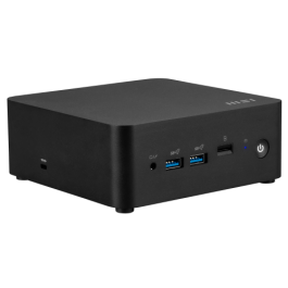 MSI 936-B0B111-238 Cubi NUC 1MG-238BEU Mini PC Barebone Intel Core 5 120U, DDR5 hasta 64GB, Wi-Fi 6E, Negro