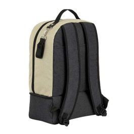 Bolsa de Deporte con Portazapatos Safta M883 Beige Gris oscuro 15 L