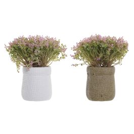 DKD Home Decor Planta Material PE y EVA, Colores Surtidos (Blanco, Marrón, Verde), Dimensiones 20x20x19 cm - Lote 4 Unidades Precio: 20.08116. SKU: B13LE2QDAW