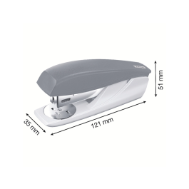 Petrus Grapadora 210 recycle Verde, Capacidad 25 Hojas, Acero y Plástico Reciclado, Grapado Perfecto