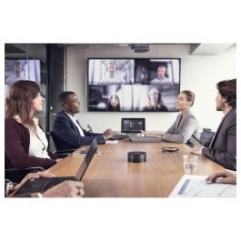 EPOS Expand Capture 5 - Sistema de Audio para Conferencias en Grupo, Negro, Certificado Microsoft Teams, Micrófono Omnidireccional, Frecuencia 20-8000 Hz