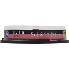 DVD+R HP DRE00060-3 DL 8X/ Tarrina-10uds