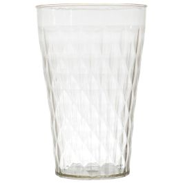 Home Deco Factory Vaso Plástico PET 420 ml Colección Mirage con Ribete Dorado Home Deco Factory Vaso Plástico PET 420 ml Colección Mirage con Ribete Dorado