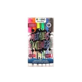 Rotulador Fibra Mooving Colores Metalicos Outliner (Doble Linea) Estuche De 6 Precio: 6.50000021. SKU: B17LZPEA6F
