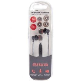 Auriculares Intrauditivos Aiwa ESTM-50BK/ con Micrófono/ Jack 3.5/ Negro Auriculares Intrauditivos Aiwa ESTM-50BK/ con Micrófono/ Jack 3.5/ Negro