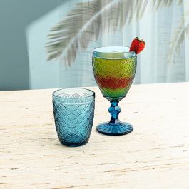 Bidasoa Copa de Vidrio Blue Moon 30 cL Azul - Set de 6 Unidades - Apto Lavavajillas