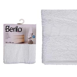 Toalla Blanca Lisa 50x90 cm - 80% Algodón, 20% Poliéster - Berilo (24 Unidades) Precio: 60.78999949. SKU: B1KEW9TM5K