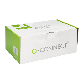 Q-connect Encuadernador Fastener D-Clips Plástico Rojo Caja de 100 Unidades