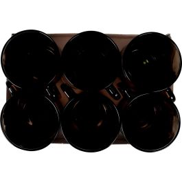 Duralex Mug Apilable Lys Creole 31 cl - Taza de Vidrio para Bebidas Calientes y Frías 10x8x10 cm (12 Unidades)