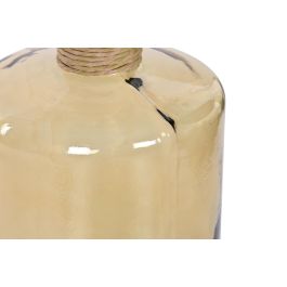 DKD Home Decor Jarrón Alpino Amarillo Natural 25 x 75 x 25 cm