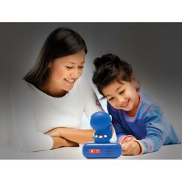 LEXIBOOK AAALY18828 Reloj Despertador Digital Capitán América con Luz Nocturna y Sonido 3D Infantil