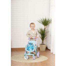 Smoby SMO3032162512258 - Cochecito Stitch + Peluche - Juguete para Niños a Partir de 18 Meses
