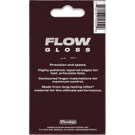 Dunlop Púas Flow Gloss 3 Mm - Pack De 3 Dunlop Púas para Guitarra