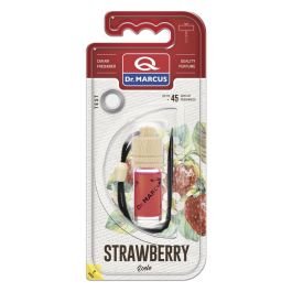 Ambientador para Coche Dr Marcus Ecolo Fresa 4,5 ml Madera Cristal Fragancia Colgante 4 Piezas