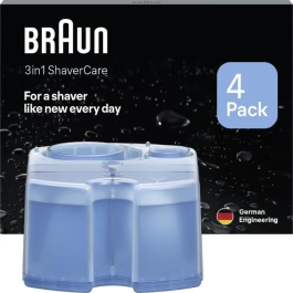 Braun BRA1710895498711 Cartucho de limpieza Clean & Renew para estación SmartCare, Paquete de 4 Precio: 36.68999994. SKU: B123EFEDS2